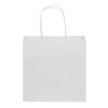 Kraft 120 g/m2 paper bag with twisted handles - small white | No Branding | not available | not available