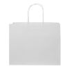 Kraft 120 g/m2 paper bag with twisted handles - large White | Not applicable | No Branding | not available | not available