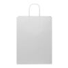 Kraft 120 g/m2 paper bag with twisted handles - XX large white | No Branding | not available | not available