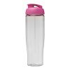 H2O Active® Tempo 700 ml flip lid sport bottle White-Pink | not available | No Branding | not available | not available