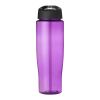 H2O Active® Tempo 700 ml spout lid sport bottle Purple-Solid black | not available | No Branding | not available | not available