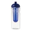 H2O Active® Base 650 ml dome lid sport bottle & infuser White-Blue | No Branding | not available | not available