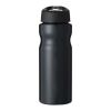 H2O Active® Base 650 ml spout lid sport bottle Solid black | No Branding | not available | not available