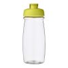 H2O Active® Pulse 600 ml flip lid sport bottle Transparent-Lime | Not applicable | No Branding | not available | not available