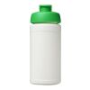 Baseline Plus 500 ml flip lid sport bottle White-Green | not available | No Branding | not available | not available