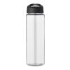 H2O Active® Vibe 850 ml spout lid sport bottle White-Solid black | No Branding | not available | not available