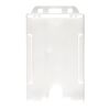 Pierre recycled plastic card holder Frosted white | No Branding | not available | not available