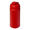 Baseline Rise 500 ml sport bottle with flip lid Red-Red | not available | No Branding | not available | not available
