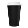 Americano ECO 350 ml recycled tumbler Solid black-White | Not applicable | No Branding | not available | not available