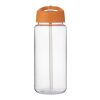 H2O Active® Octave Tritan™ 600 ml spout lid sport bottle Transparent-Orange | No Branding | not available | not available