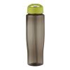 H2O Active® Eco Tempo 700 ml spout lid sport bottle Lime-Charcoal | No Branding | not available | not available