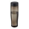 H2O Active® Eco Tempo 700 ml screw cap water bottle Solid black-Charcoal | not available | No Branding | not available | not available