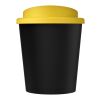Americano® Espresso Eco 250 ml recycled tumbler Solid black-Yellow | not available | No Branding | not available | not available