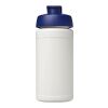 Baseline 500 ml recycled sport bottle with flip lid Transparent-Blue | No Branding | not available | not available