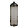 H2O Active® Eco Treble 750 ml dome lid sport bottle Charcoal-Solid black | No Branding | not available | not available