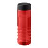 H2O Active® Eco Treble 750 ml screw cap water bottle Red-Solid black | No Branding | not available | not available