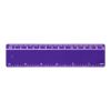 Renzo 15 cm plastic ruler Purple | not available | No Branding | not available | not available