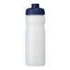 Baseline Plus 650ml flip-lid sport bottle Transparent-Blue | No Branding | not available | not available