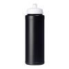 Baseline Plus grip 750 ml sports lid sport bottle Solid black-White | No Branding | not available | not available
