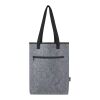 Felta GRS recycled felt cooler tote bag 12L Standard | Grey | Direct to Film | pocket | 160 mm x 100 mm | 300
