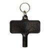 Largo keyring and plastic radiator key Solid black | No Branding | not available | not available