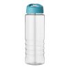 H2O Active® Treble 750 ml spout lid sport bottle Transparent-Aqua blue | No Branding | not available | not available