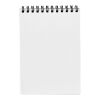 Desk-Mate® spiral A6 notebook White-Solid black | 50 pages | No Branding | not available | not available
