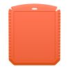 Thrym rectangular recycled plastic ice scraper Orange