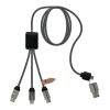 SCX.design C33 60W Type-C charging cable with dual light-up logo  Standard | Heather black | No Branding | not available | not available