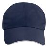 Morion 6 panel GRS recycled cool fit sandwich cap Standard | Heather navy | not available | No Branding | not available | not available | not available