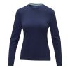 Ponoka long sleeve women's organic t-shirt Standard | Navy | L | No Branding | not available | not available | not available