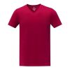 Somoto short sleeve men's V-neck t-shirt Standard | Red | M | No Branding | not available | not available | not available