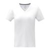 Somoto short sleeve women's V-neck t-shirt White | XL