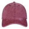 Grafton 6 panel washed cap Standard | Burgundy | not available | No Branding | not available | not available | not available