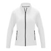 Zelus women's fleece jacket Standard | White | M | 1-color Screen Print | right chest | 80 mm x 80 mm