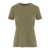 Nanaimo 160 g/m2 short sleeve washed women's t-shirt Standard | Forest Green2 | XXL | No Branding | not available | not available | not available