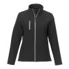 Orion women's GRS recycled softshell jacket Solid black | S
