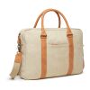 VINGA Bosler canvas computer bag brown | No Branding | not available | not available
