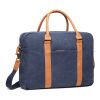 VINGA Bosler canvas computer bag navy | No Branding | not available | not available