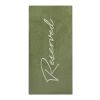 Vinga Lounge chair towel green-white | No Branding | not available | not available | not available