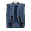 Prague Backpack 25L rCotton. Hook closure. Fits 17" laptop Blue | No Branding | not available | not available | not available