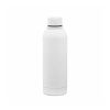 Hudson Bottle rSS 540ml. Double wall and leakproof. Rubber finish White