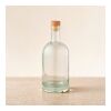 Piave Glass Bottle 800ml. Wooden lid Transparent