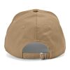 Darrell Cap rCotton 280 gsm. 6 panels and Metal Buckle Closure Camel | No Branding | not available | not available | not available