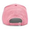 Hendrix Cap rCotton 280gsm. 5 panels and Metal Buckle Closure Pink | No Branding | not available | not available | not available