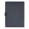 Tolstoy A4 Folder rPET. 64 FSC sheet notepad and rPU closure Royal blue | No Branding | not available | not available | not available