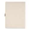 Eliot A4 Folder rCotton. 64 FSC sheet notepad and rPU closure Natural | No Branding | not available | not available | not available