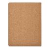 Kafka A4 Folder Cork. 64 FSC sheet notepad and elastic closure Natural | No Branding | not available | not available | not available