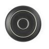 Gaudi ceramic dinner plate. Matt finish. Made in Portugal Black | No Branding | not available | not available | not available