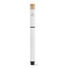 Thoreau Rollerball Pen rAluminium. Blue 0.6km Dokumental® Gel Ink White